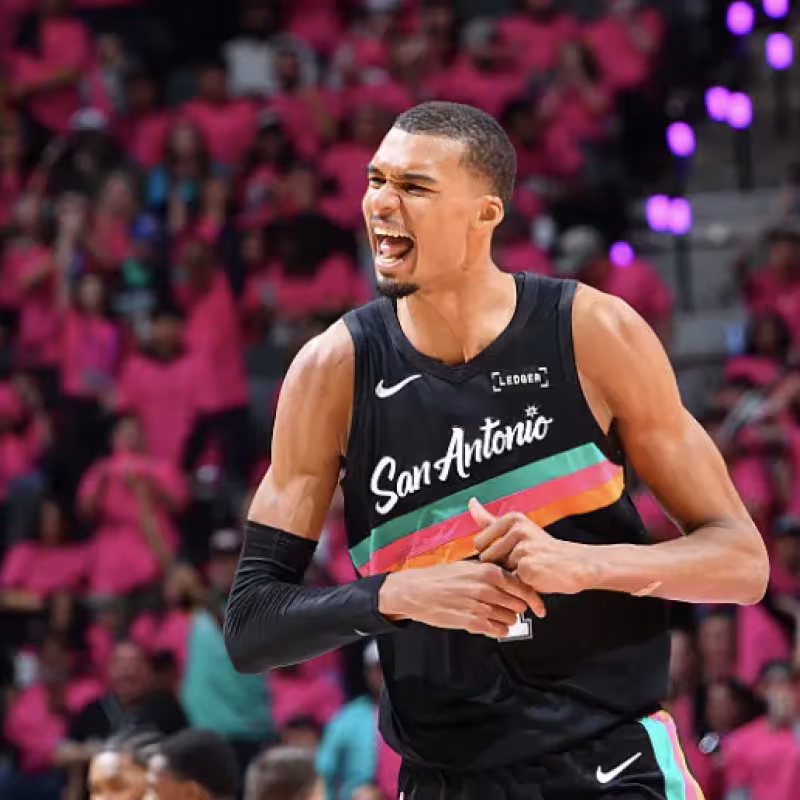Victor Wembanyama, best defender of the year in the NBA