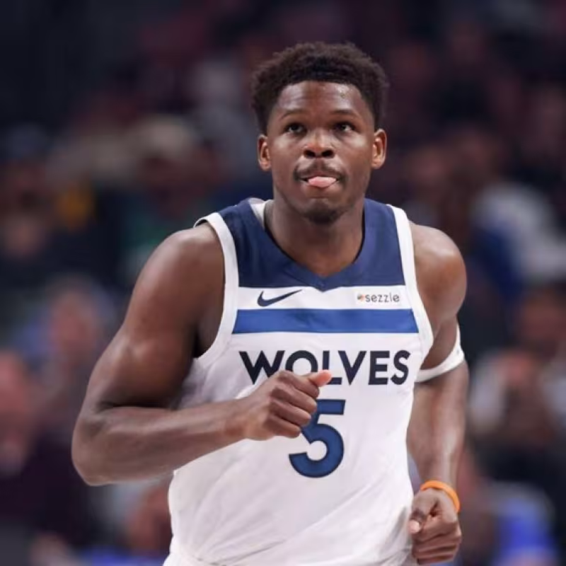 Anthony Edwards, star of the Minnesota Timberwolves.