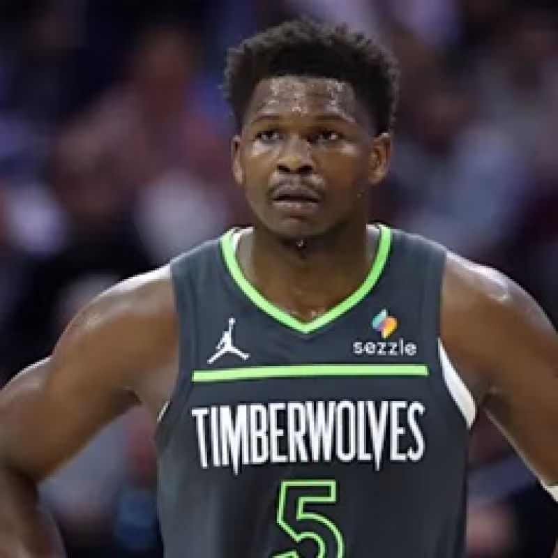 Anthony Edwards, star of the Minnesota Timberwolves.