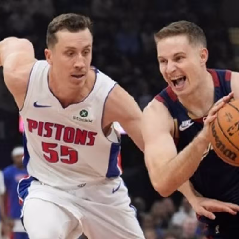 Duncan Robinson, jugador de Detroit Pistons.