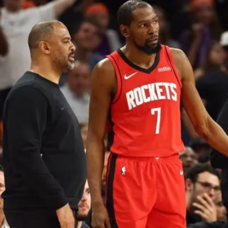 Ime Udoka, entrenador de Houston Rockets.
