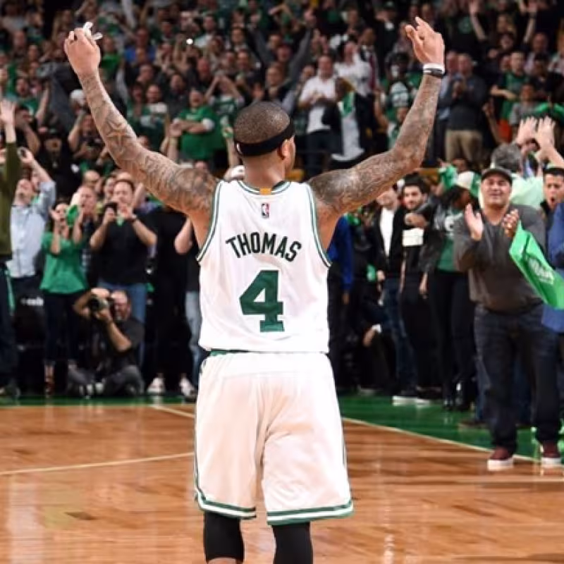 Isaiah Thomas, former player of the Boston Celtics.