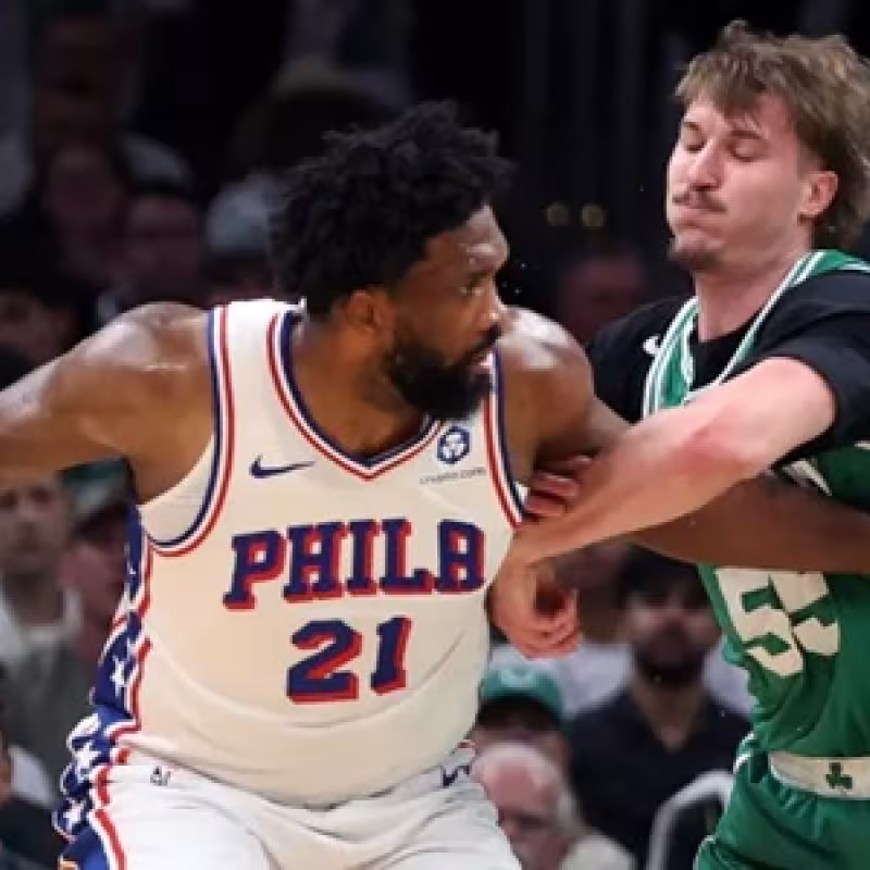Joel Embiid, star of the Philadelphia 76ers.