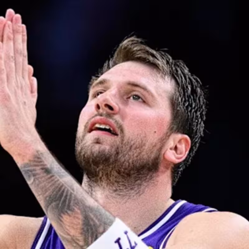 Luka Doncic, star of the Los Angeles Lakers.