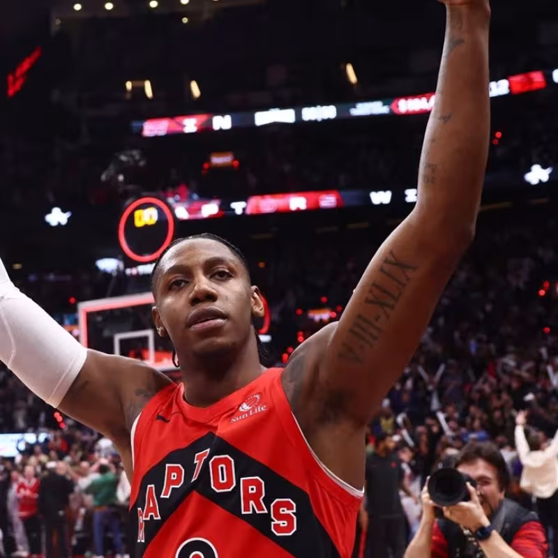 RJ Barrett, jugador de Toronto Raptors.