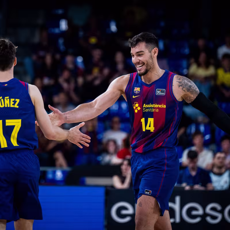 Willy Hernangómez. Source: @fcbbasket