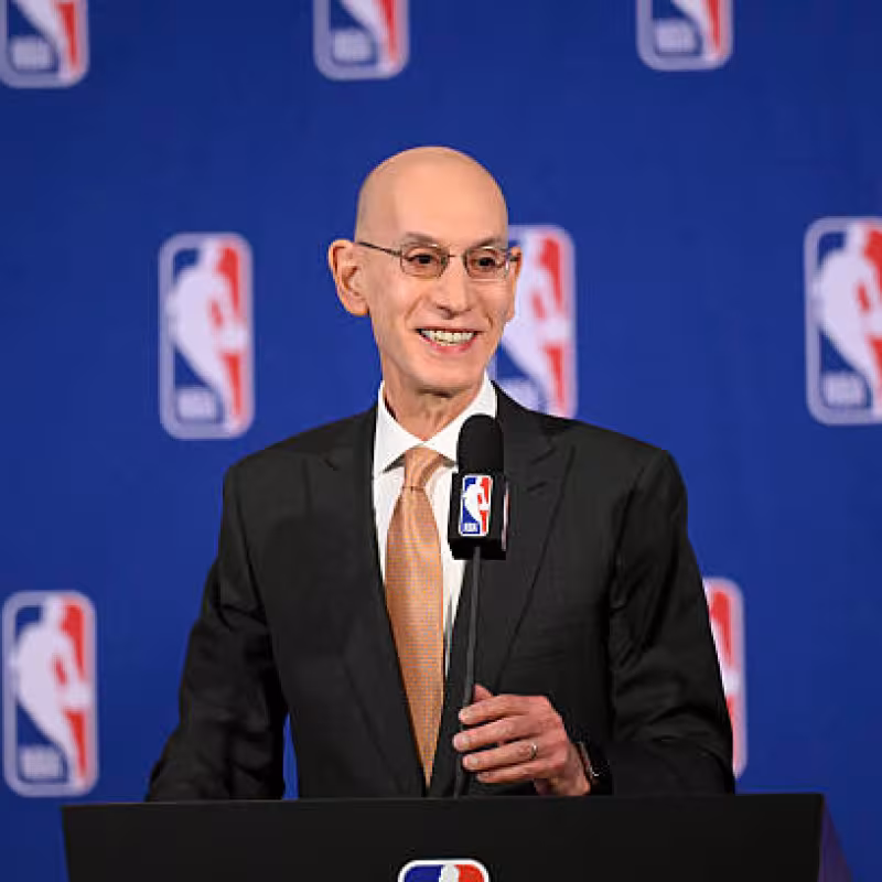 Adam Silver, obstáculo NBA Europa. Foto: gettyimages
