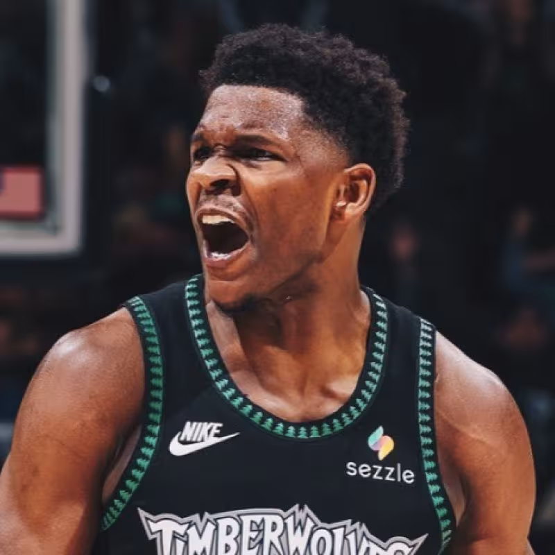 Anthony Edwards, star of the Minnesota Timberwolves.