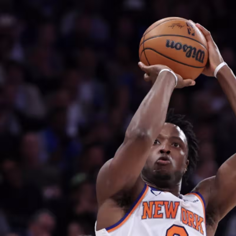 OG Anunoby, estrella de New York Knicks. 