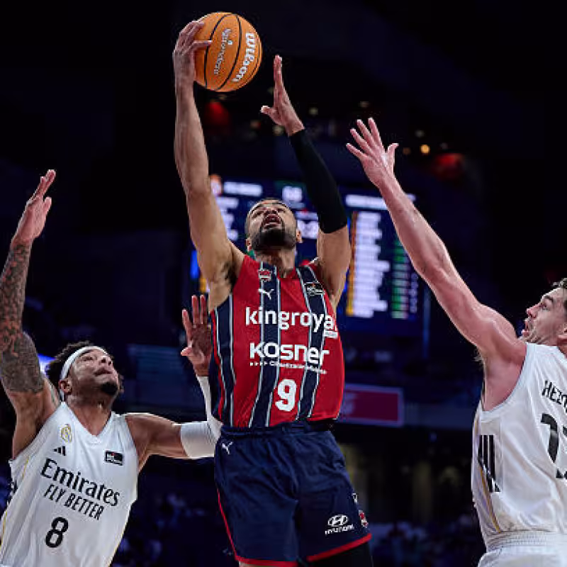 Baskonia gana Real Madrid. Foto: gettyimages