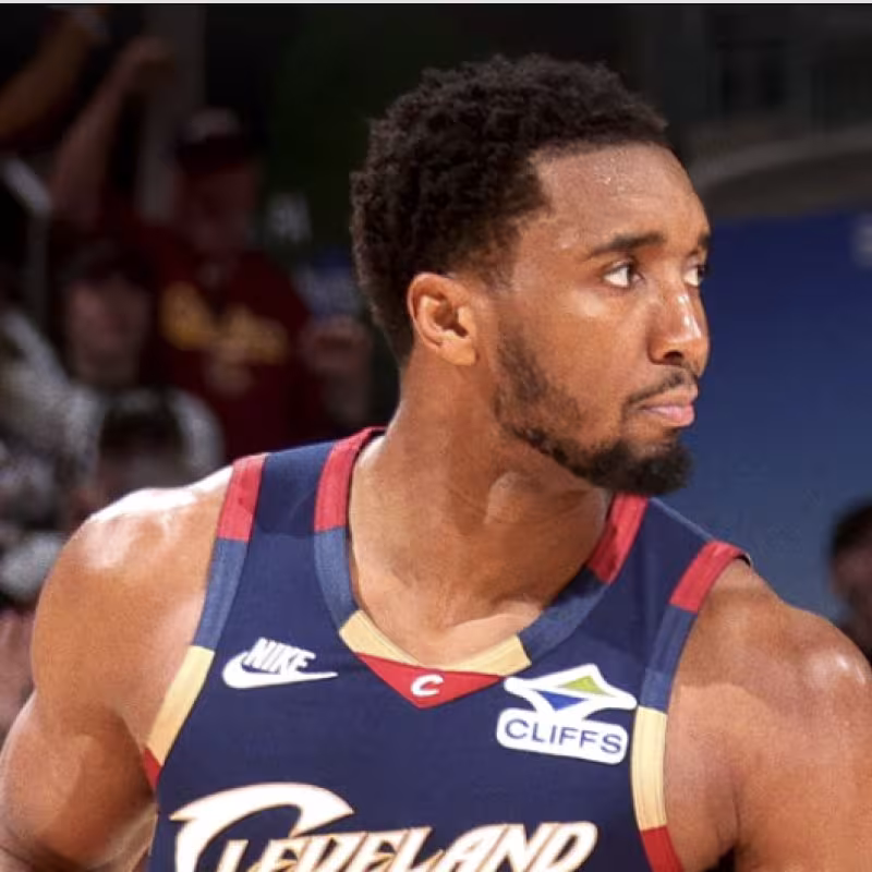 Donovan Mitchell, star of the Cleveland Cavaliers.