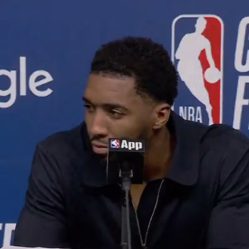 Donovan Mitchell, affected after being overwhelmed by the Knicks.