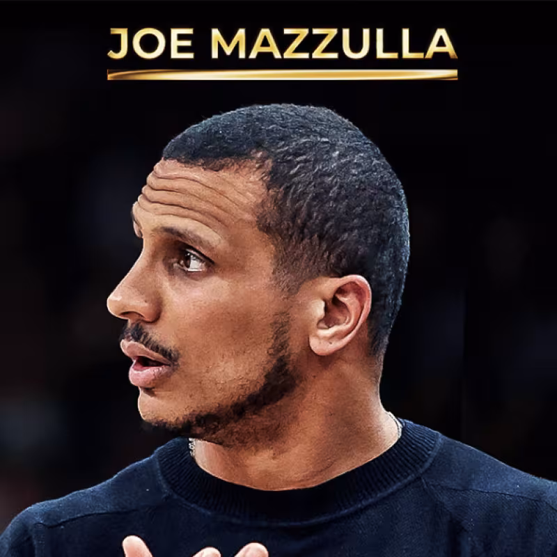Joe Mazzulla, chosen as NBA Coach of the Year after his season with the Celtics.