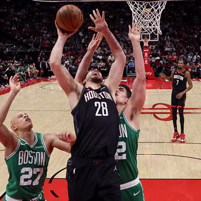 Sengun a Celtics. Foto: gettyimages