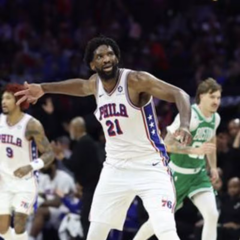 Joel Embiid and the Sixers, providing much excitement against the Celtics.
