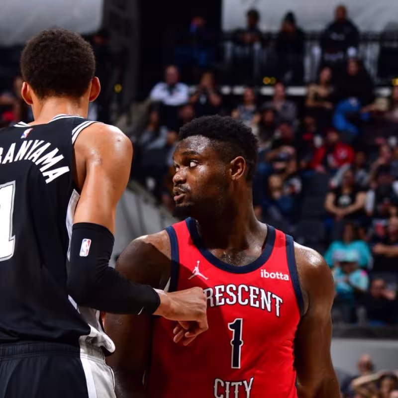 Victor Wembanyama to face Zion Williamson in Paris.