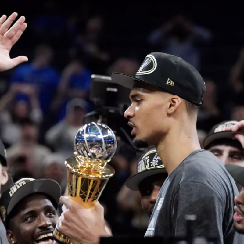 Victor Wembanyama, MVP de las Finales del Oeste. 