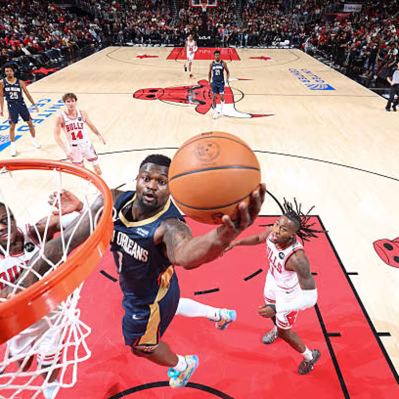 Zion Williamson, rumores NBA con Chicago Bulls. Foto: gettyimages