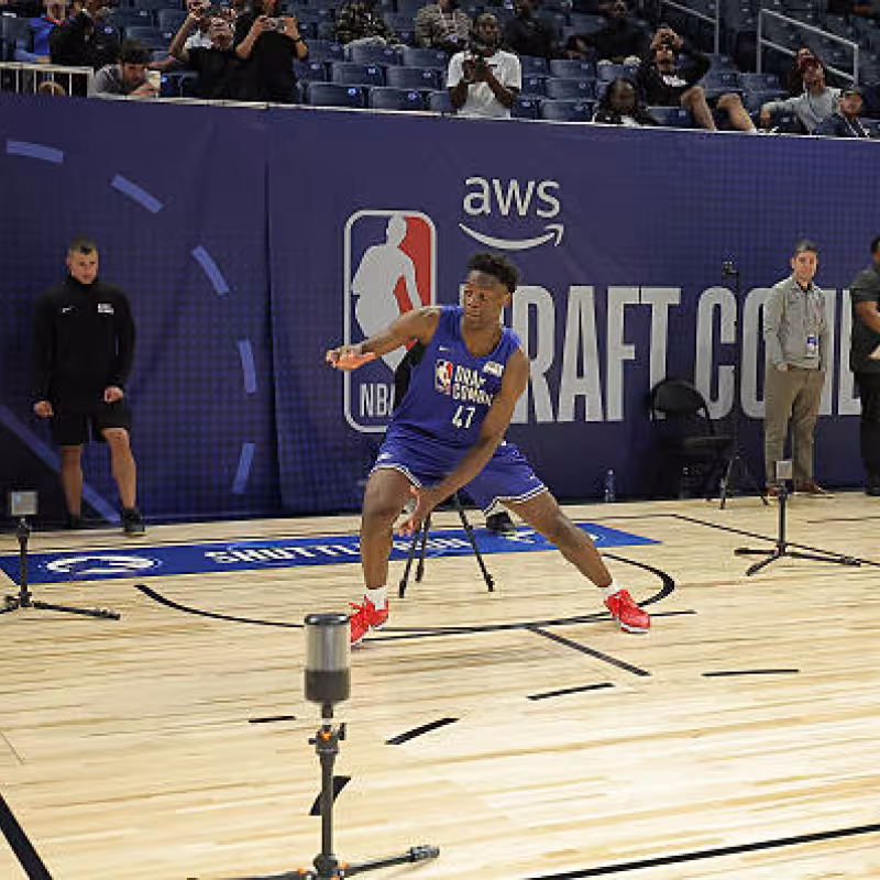 AJ Dybantsa, dónde puede jugar. Foto: gettyimages