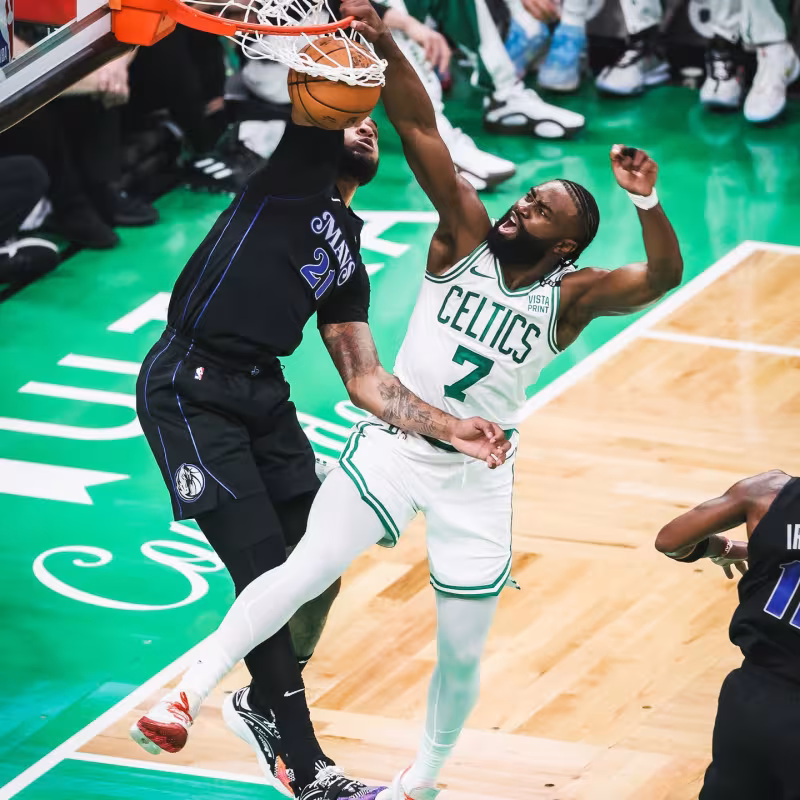 Jaylen Brown, star of the Boston Celtics.