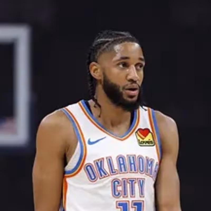 Isaiah Joe, player of the Oklahoma City Thunder.