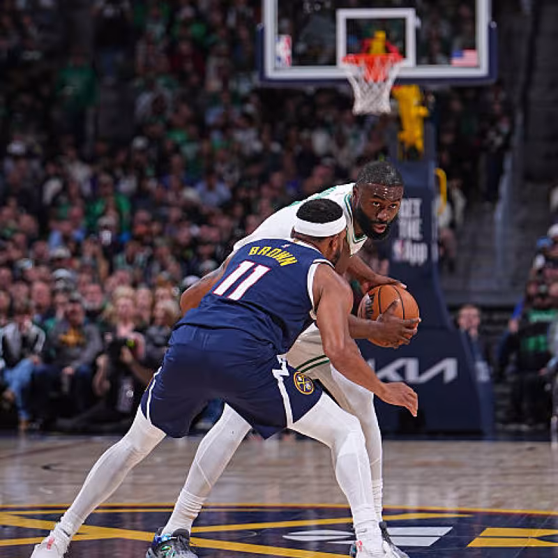 Jaylen Brown, a Denver Nuggets. Foto: gettyimages
