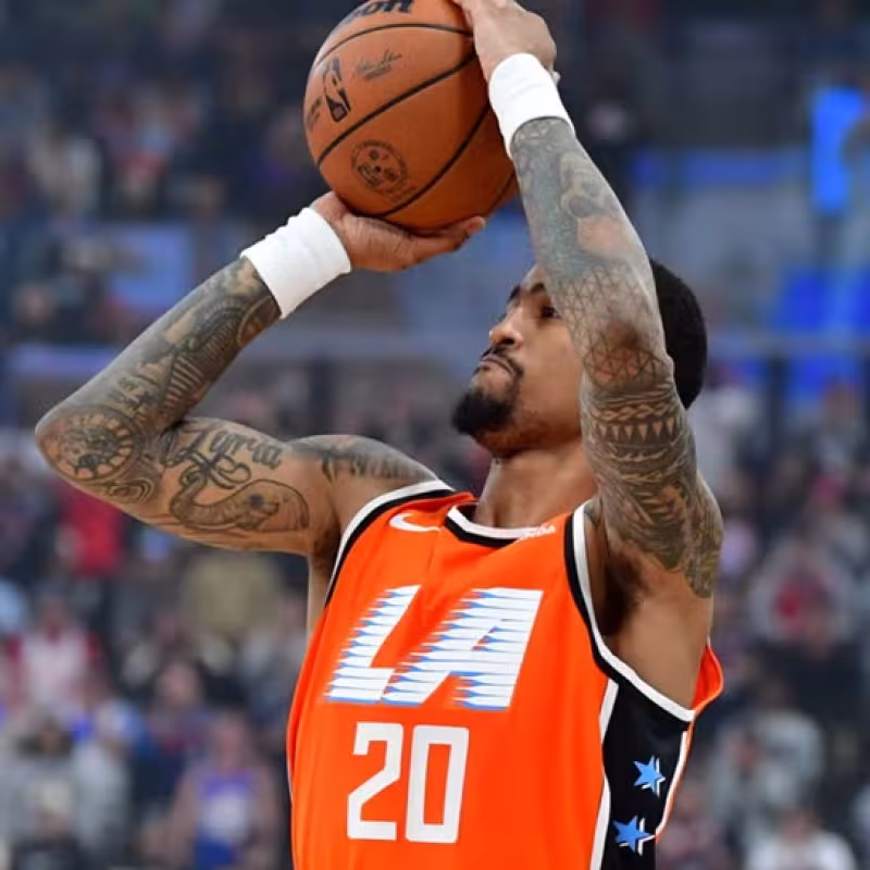John Collins, player of the Los Angeles Clippers.