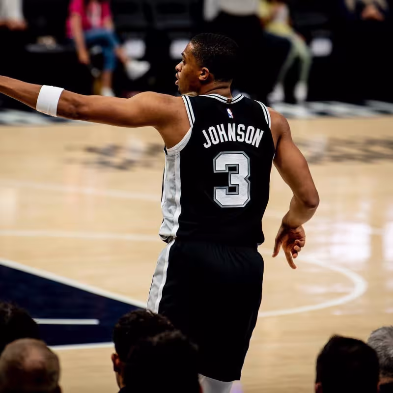 Keldon Johnson, jugador de San Antonio Spurs. 