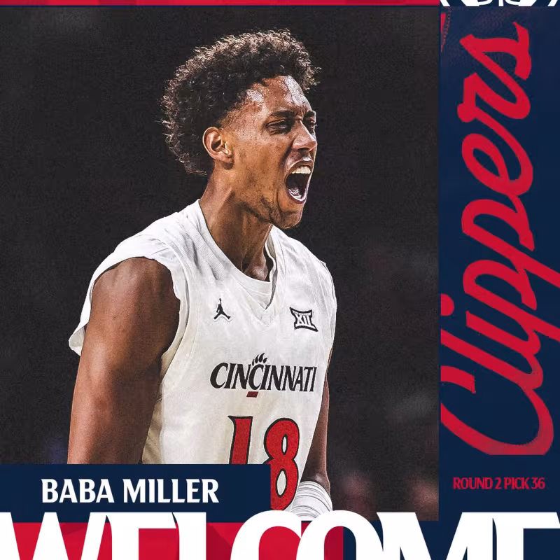 Baba Miller, nuevo jugador de los Clippers.