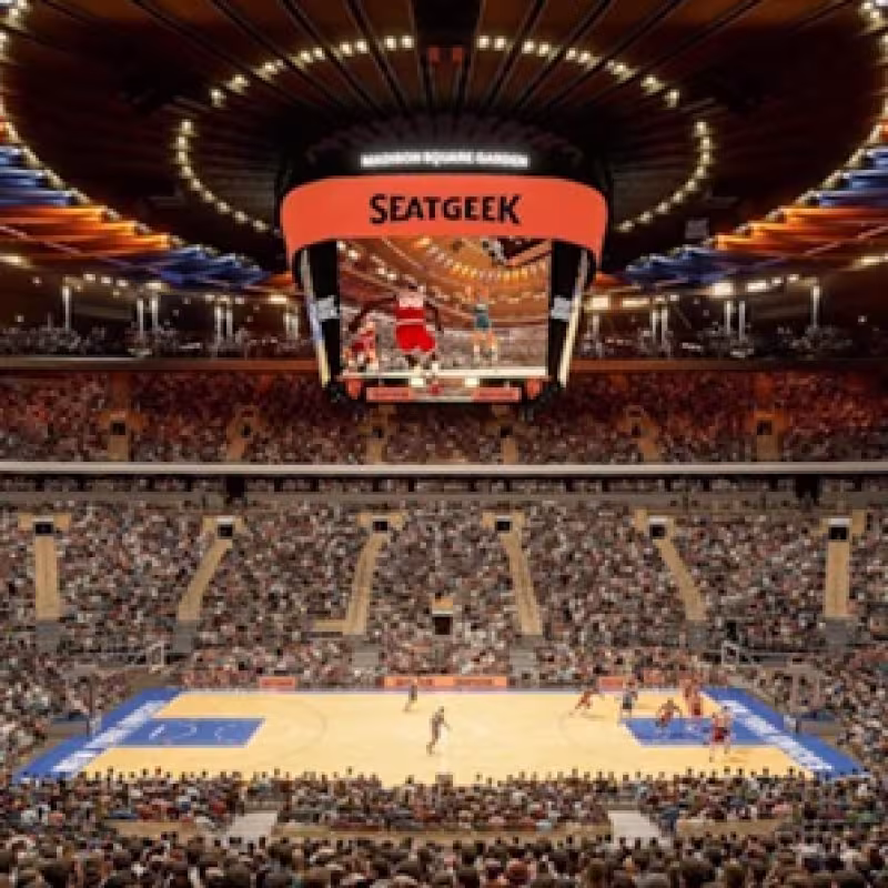 Madison Square Garden.