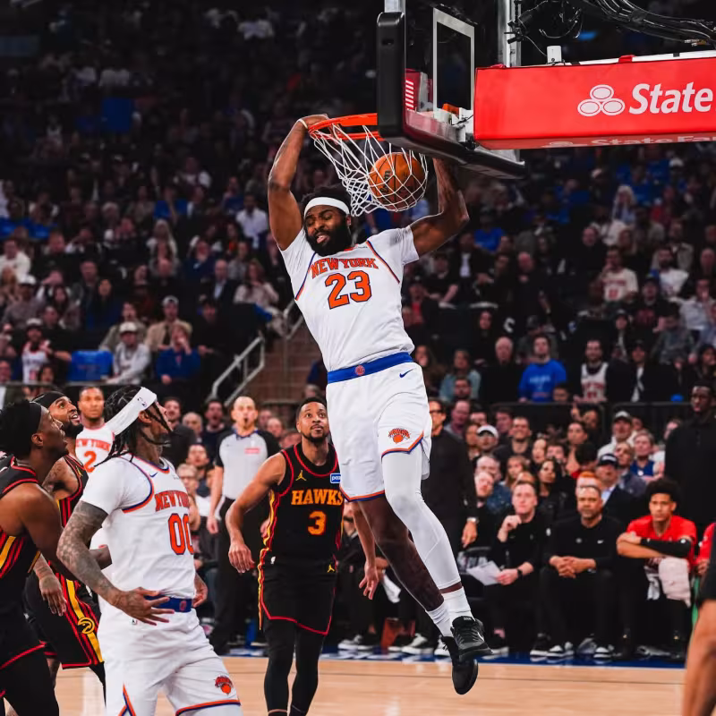 Mitchell Robinson, estrella de New York Knicks.