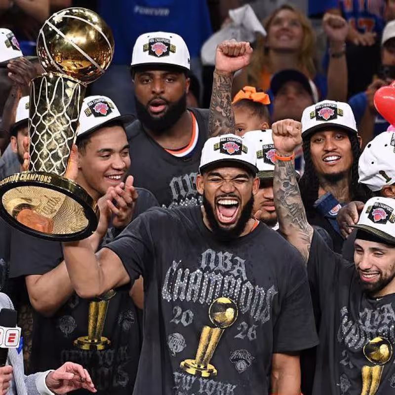 Los New York Knicks, campeones de la NBA 2026