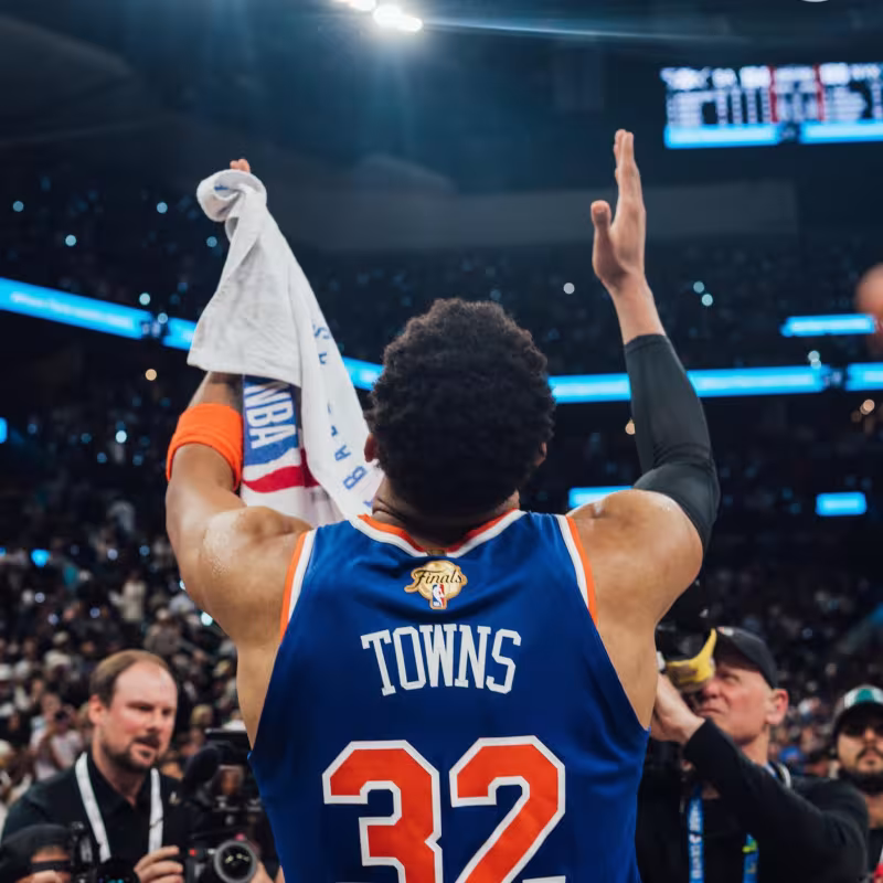 Karl-Anthony Towns no pudo evitar la derrota de los Knicks ante los Spurs en el Madison