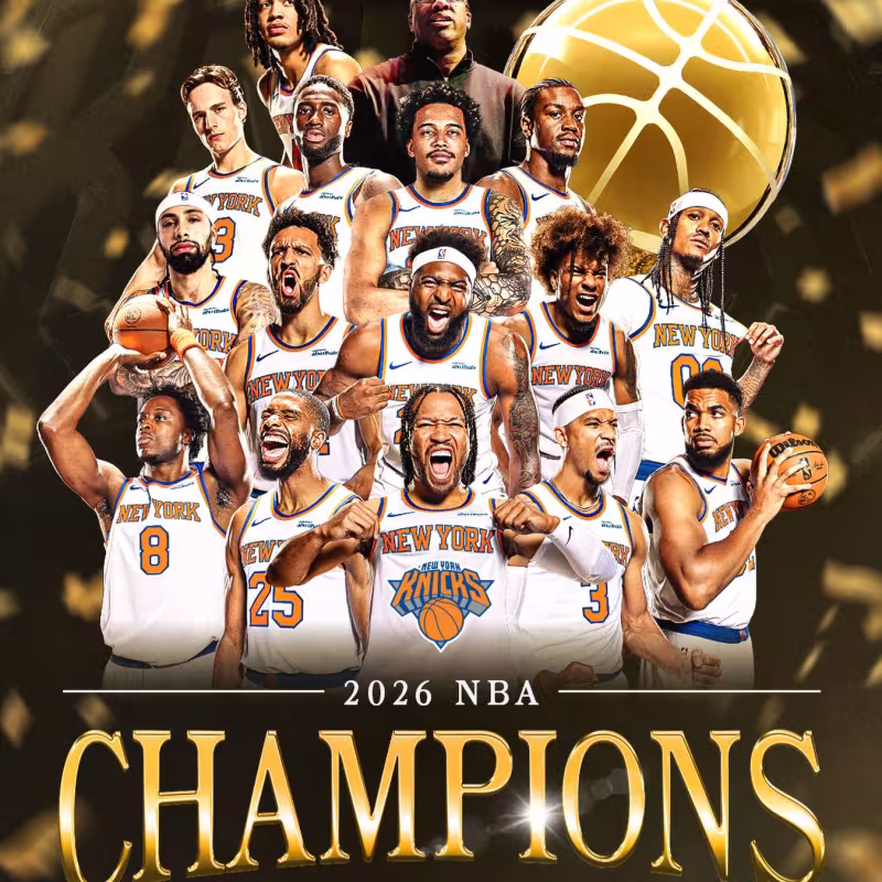 Los New York Knicks, flamantes campeones de la NBA