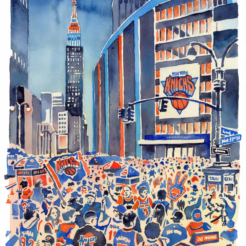Locura en Nueva York con los Knicks.