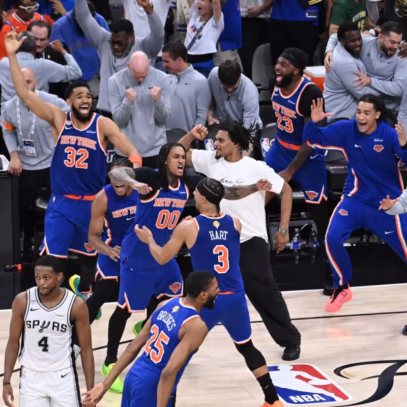 The New York Knicks, Champions of the NBA 2025/26.