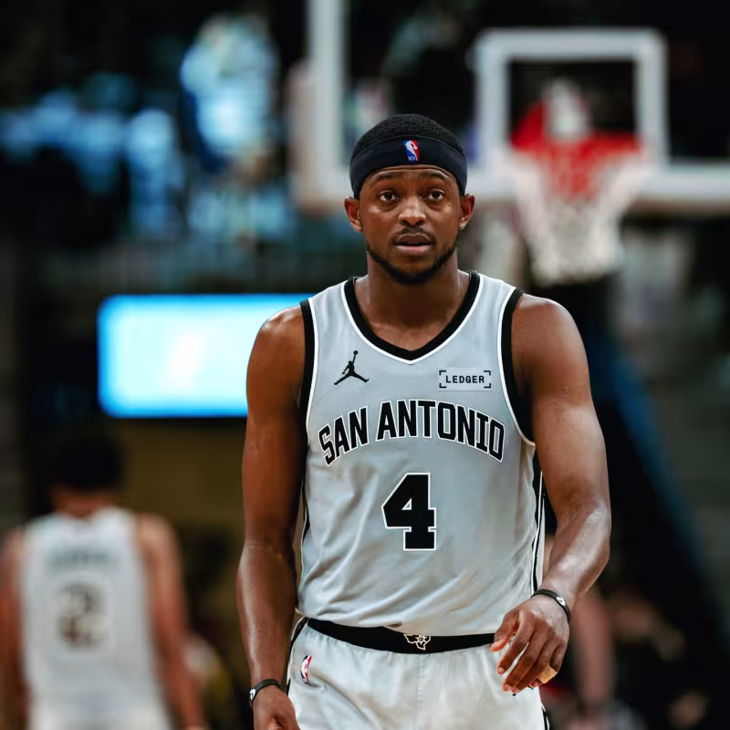 De'Aaron Fox, star of the San Antonio Spurs.
