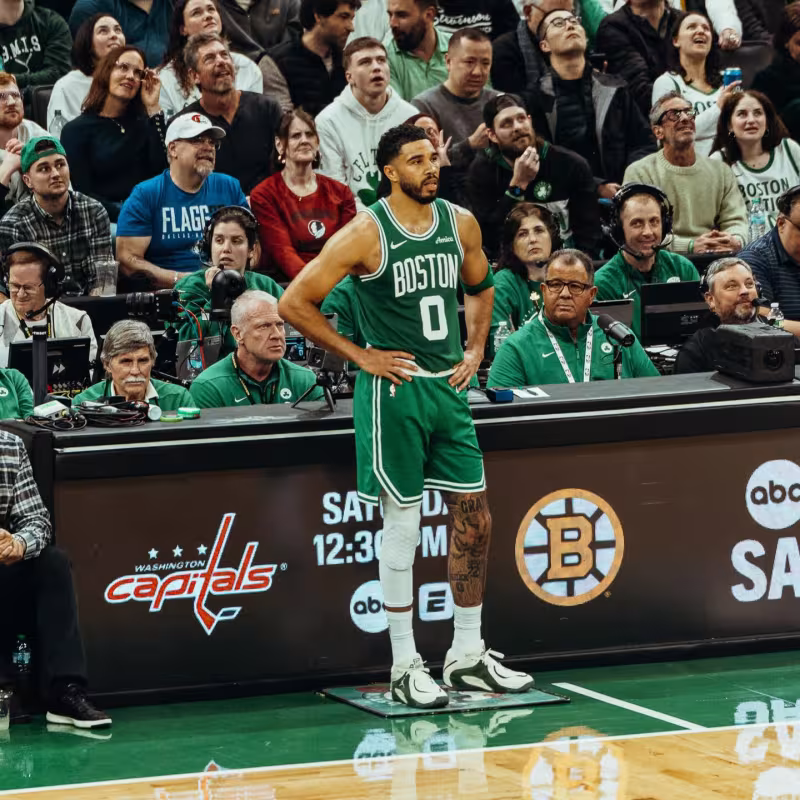 Jayson Tatum, estrella de Boston Celtics. 