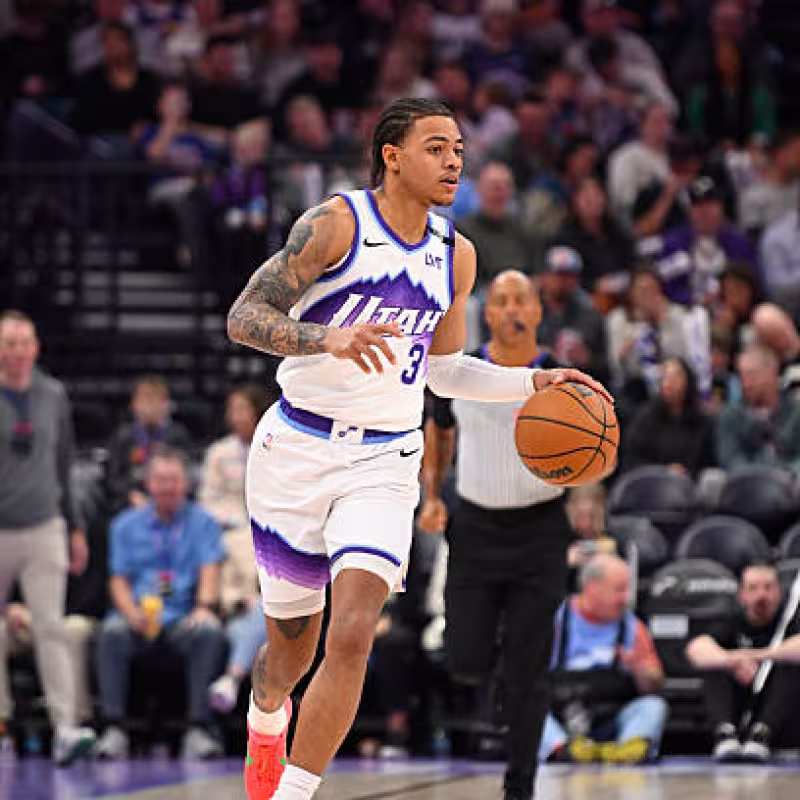Keyonte George, aspiraciones de Utah Jazz. Foto: gettyimages