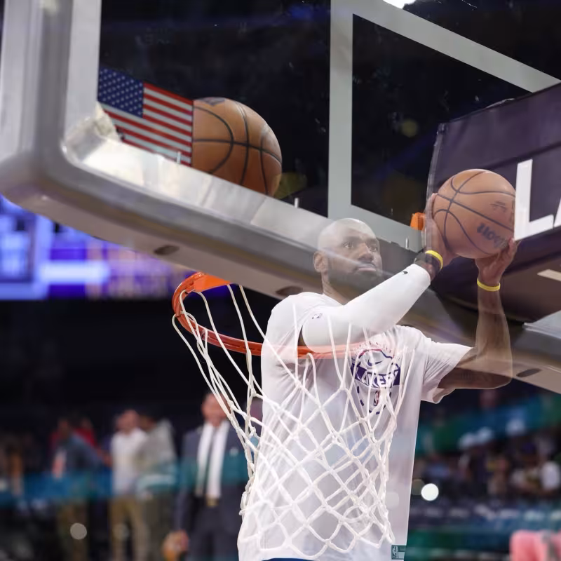 LeBron James, estrella de la NBA