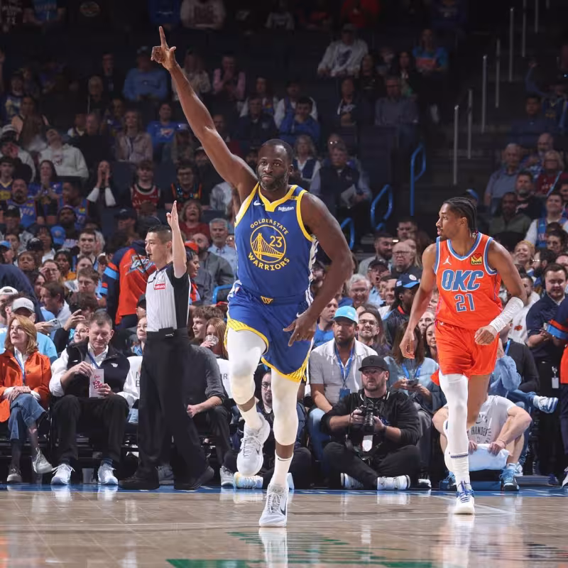 Draymond Green, estrella de Golden State Warriors.