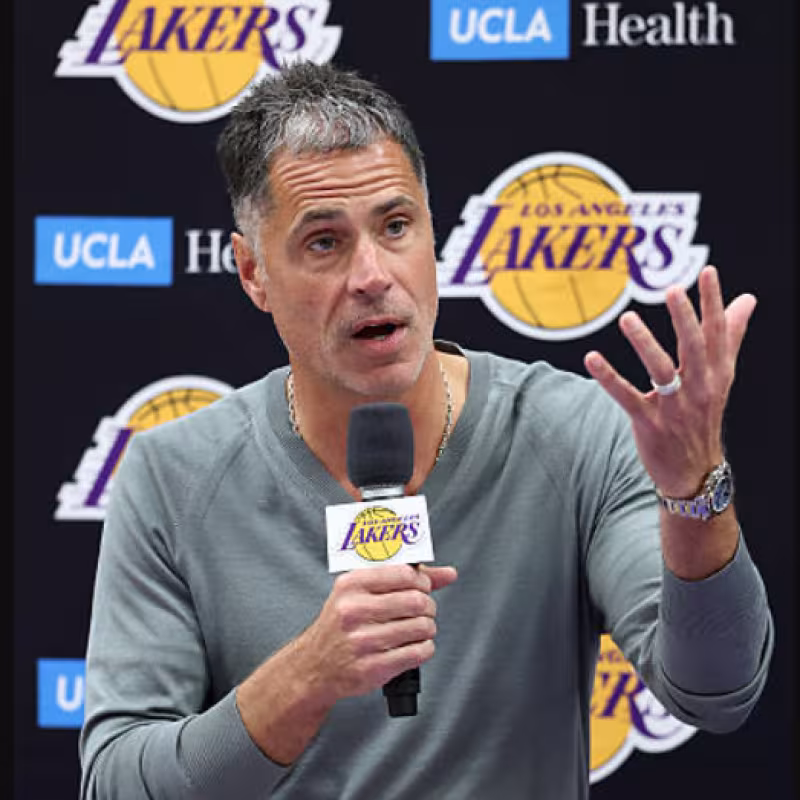 Rob Pelinka, criticism for Lakers' management. Photo: gettyimages