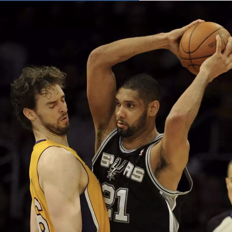 Gasol y Duncan, 2 de los mejores ala-pivots de la NBA