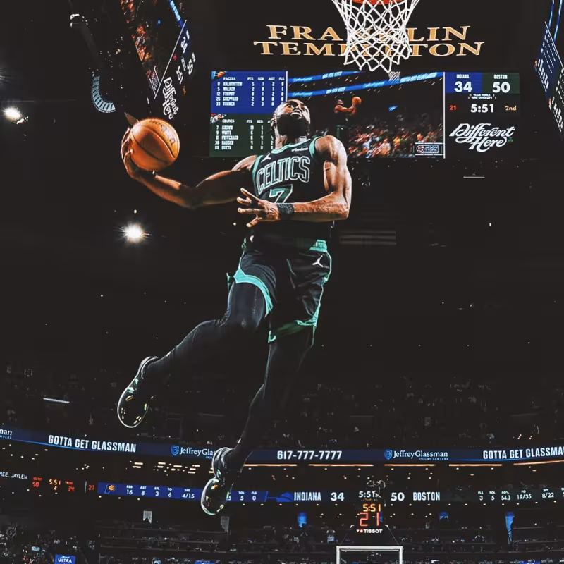 Jaylen Brown, estrella de Philadelphia 76ers. 