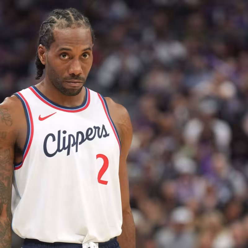 Kawhi Leonard, con la camiseta de Los Angeles Clippers