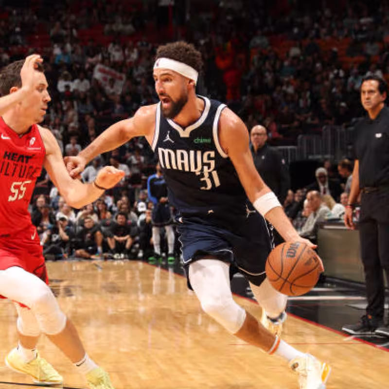 Klay Thompson podría fichar por Miami Heat. Foto: gettyimages
