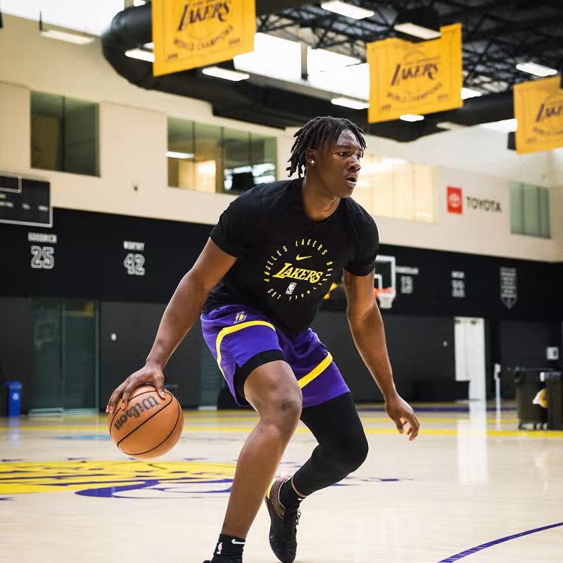 Adou Thiero, player for the Los Angeles Lakers.