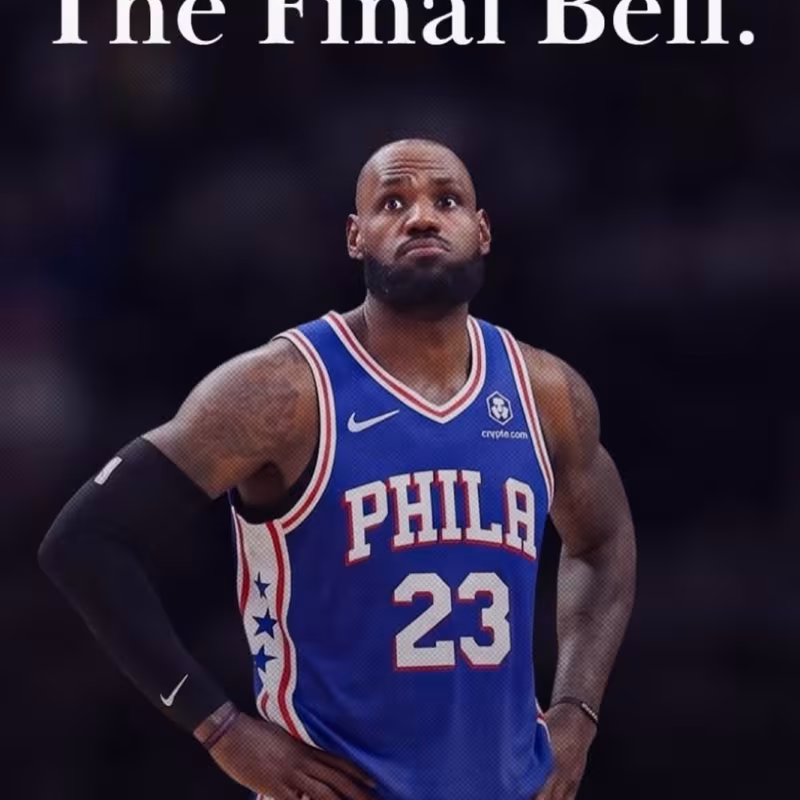 LeBron James, star of the Philadelphia 76ers.