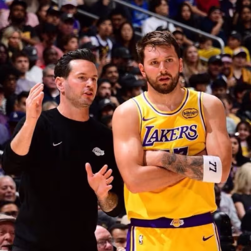 Luka Doncic, estrella de Los Angeles Lakers. 