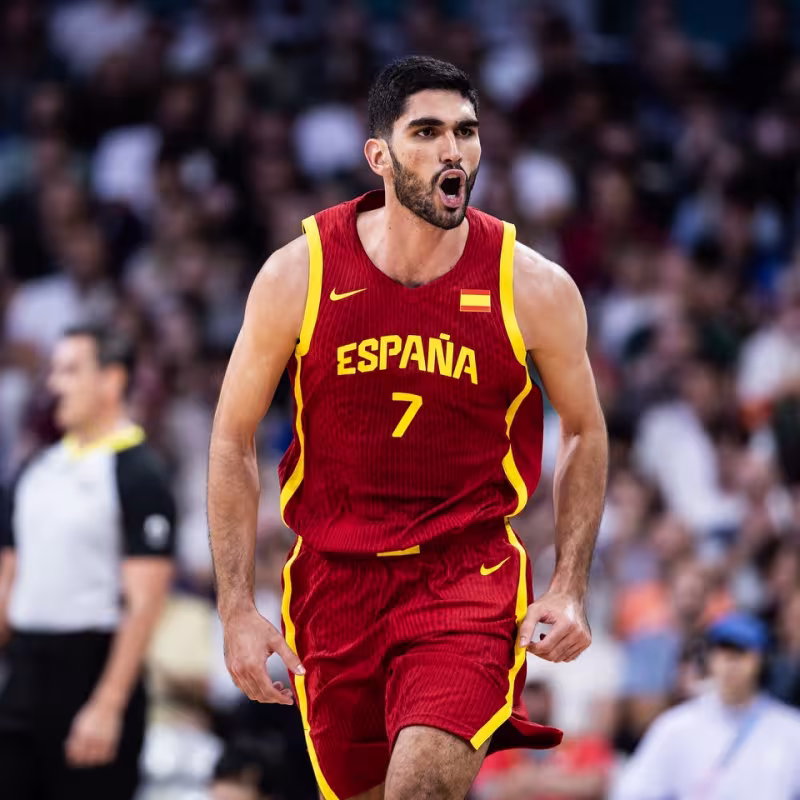 Santi Aldama, star of Spain and the NBA.
